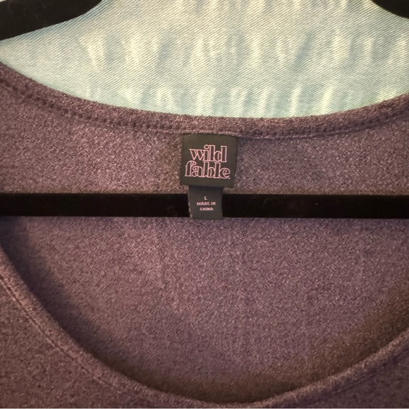 Wild Fable - long sleeve dress - grey - soft - comfortable - size Large - Picture 2 of 3